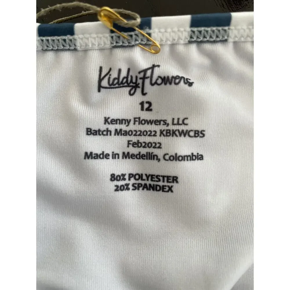 Kiddy Flowers Swim Bikini Bottom Ruffled Hamptons Kenny Flowers